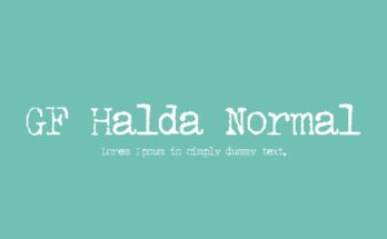 GF Halda Font Family