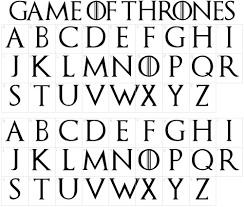 Game of Thrones Font Free Download