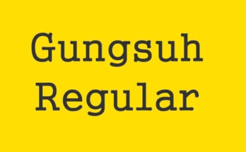 Gungsuh-Font-Family