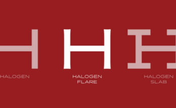 Halogen-Flare-Font