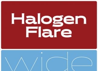 Halogen Flare Font Free Download