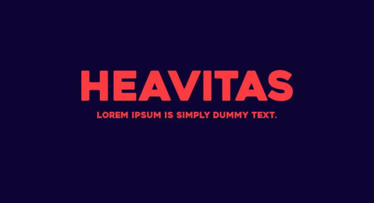 Heavitas Font Free Download