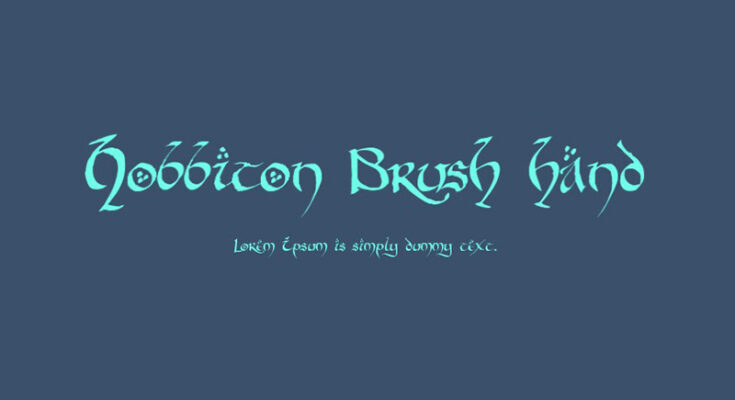 Hobbiton Brush Hand Font Free Download
