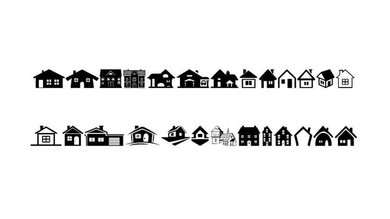 House Icons Font Free Download