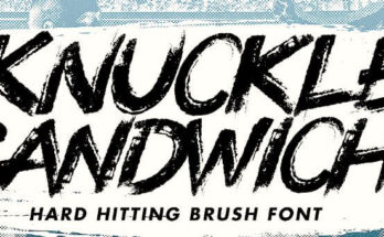 Knuckle Sandwich Font Free Download