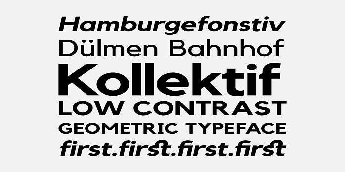 Kollektif Typeface Font Free Download