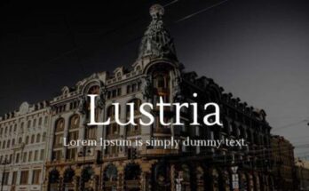 Lustria-Font-Family-Free-Download