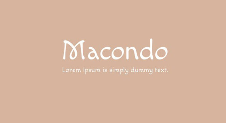Macondo Font Free Download