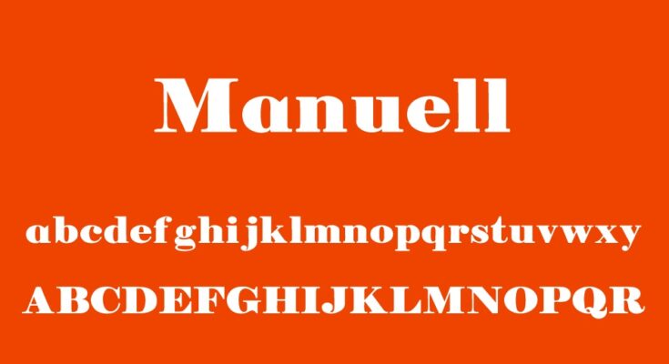 Manuell Font Family Free Download