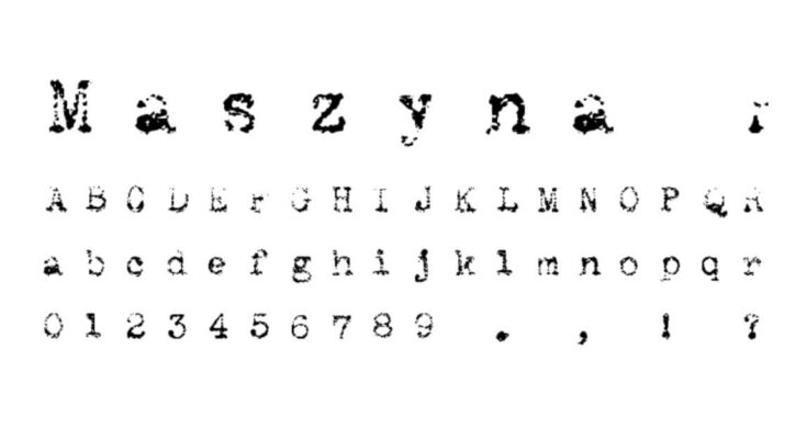 Maszyna Royal Font Free Download