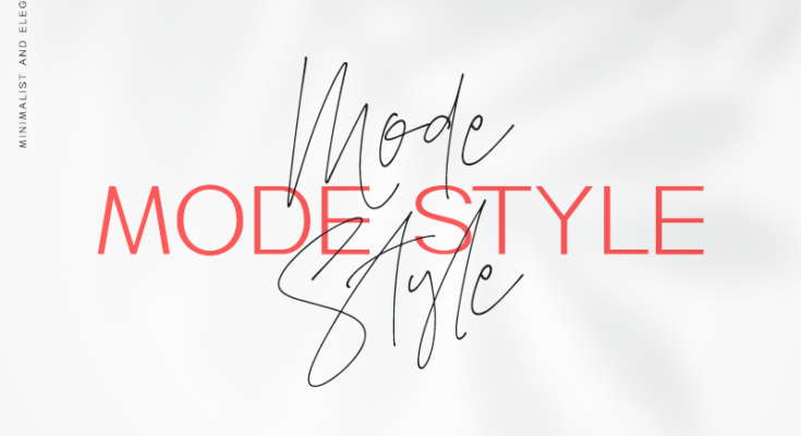 Modestyle Script Font Free Download