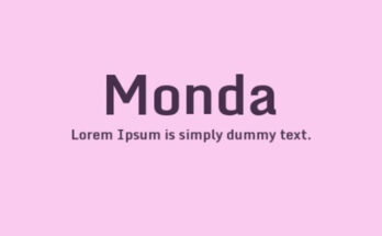 Monda-Font-Family-Free-Download
