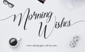 Morning Wishes Font Free Download