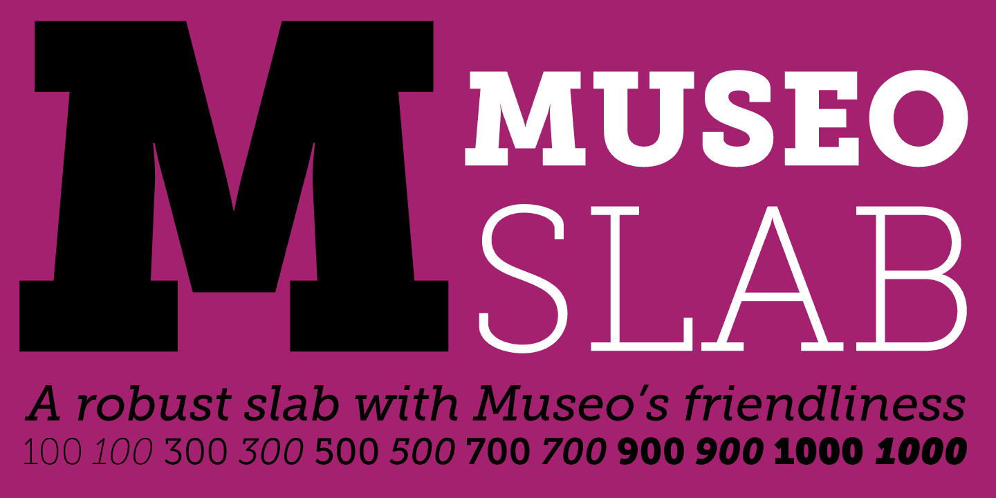 Museo Slab Font Free Download