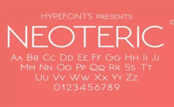 Neoteric-Font-Family-Download
