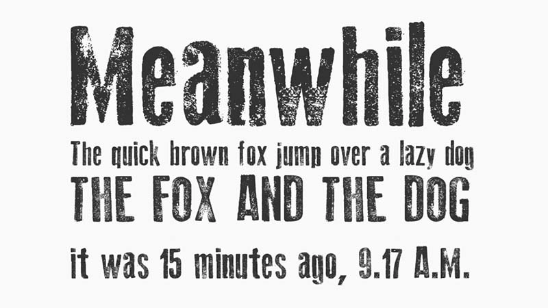 Old Press Font Free Download