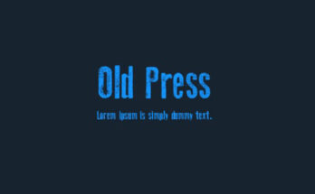 Old-Press-Font-Family-Free-Download