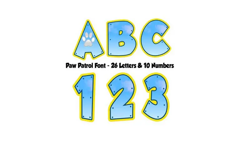 Paw Patrol Font Free Download