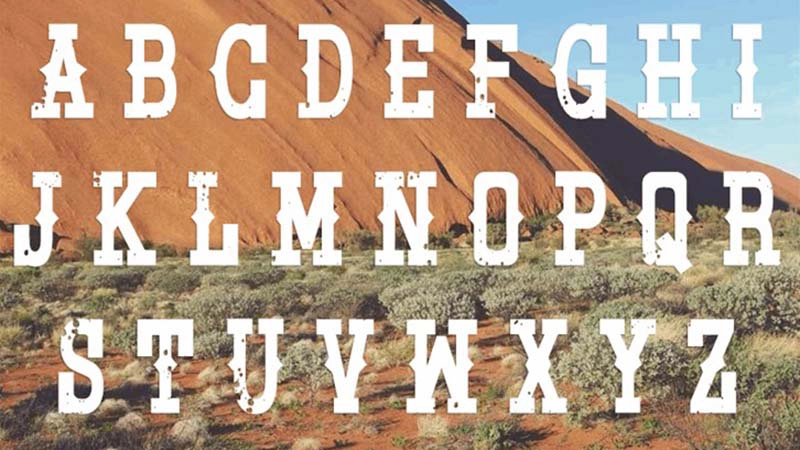 Pistol Grip Pump Font Free Download