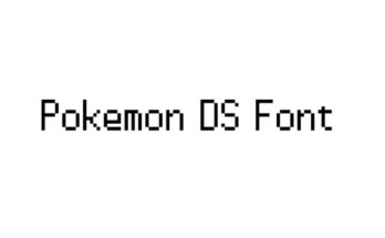 Pokemon DS Font Free Download