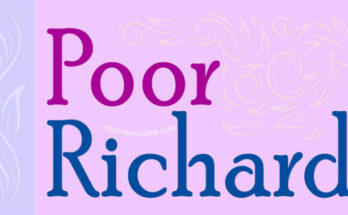 Poor-Richard-Font-Family-Free-Download