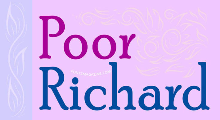 Poor Richard Font Free Download