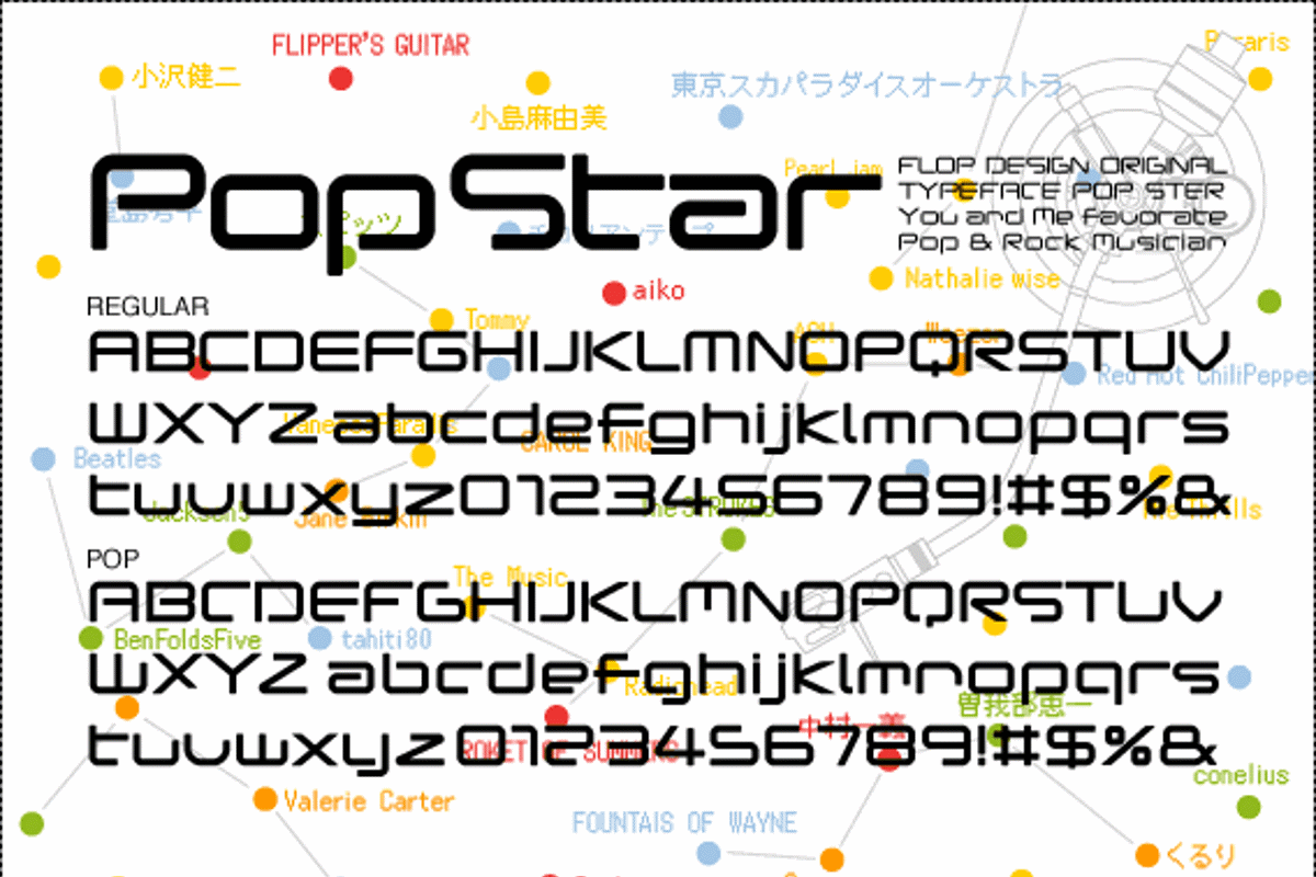 Popstars Font Family Free Download