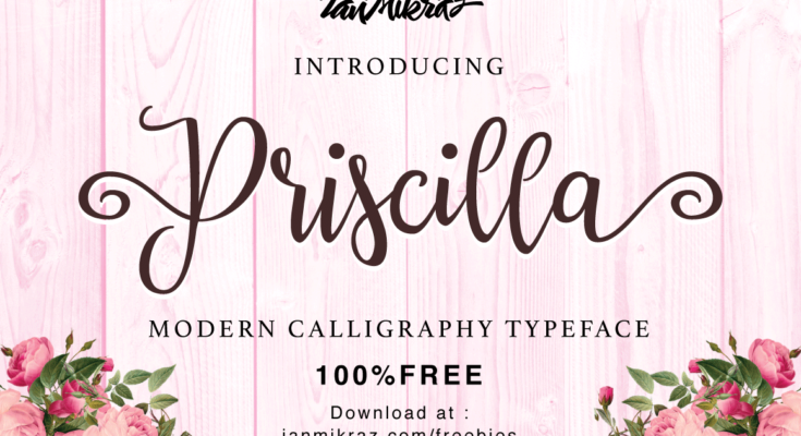 Priscilla Script Font Free Download