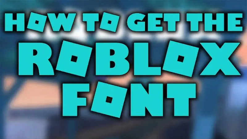 Roblox Font Free Download