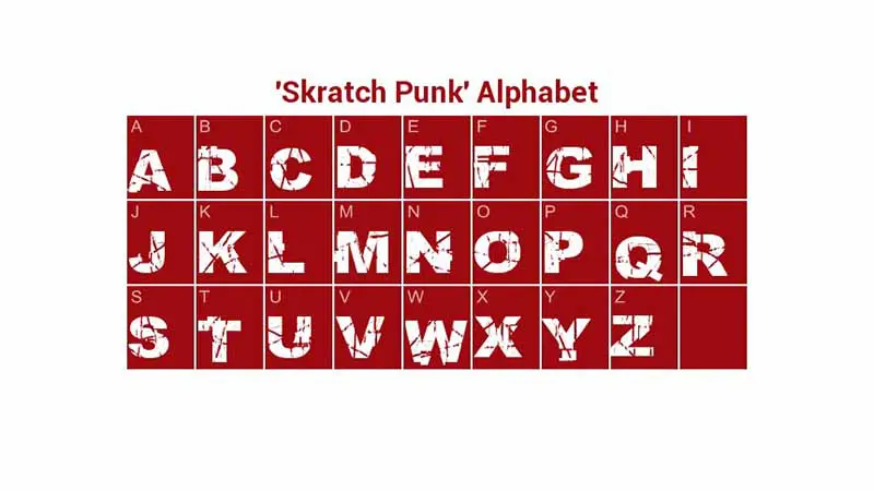 Skratch Punk Font Free Download