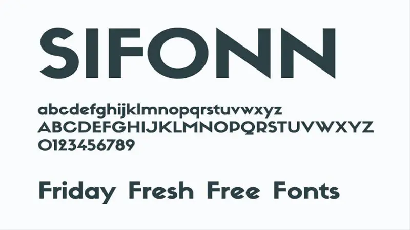 Sifonn Font Free Download