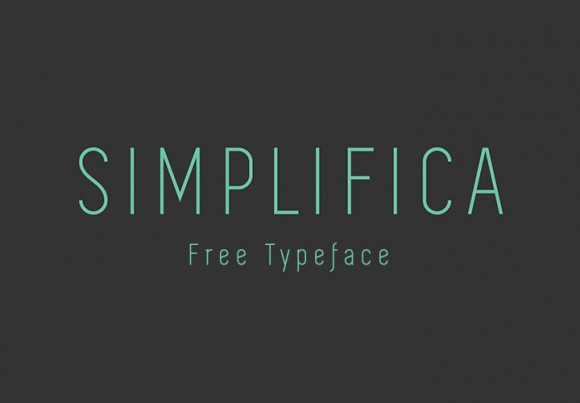 Simplifica Typeface Font Free Download