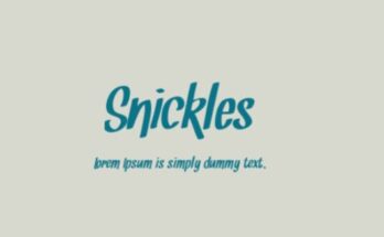 Snickles-Font-Family-Free-Download
