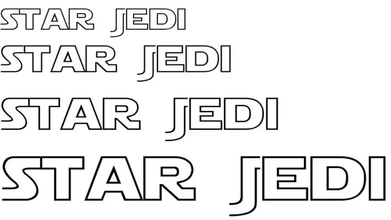 Star Jedi Font Free Download