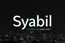Syabil Font Family Free Download