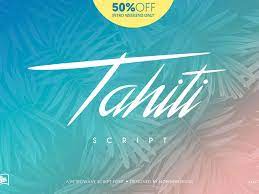 Tahiti Script Font Free Download