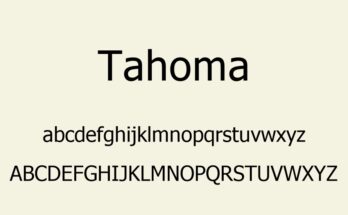 Tahoma Font Family