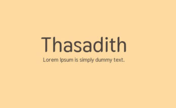 Thasadith-Font-Family-Free-Download