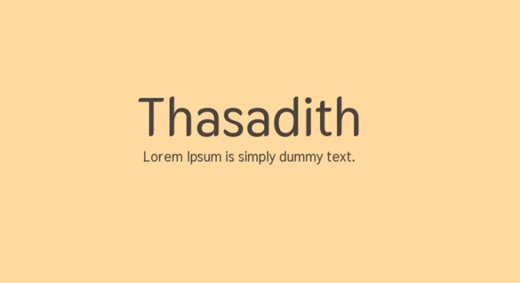 Thasadith Font Free Download