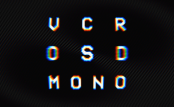 VCR OSD Mono Font Free Download