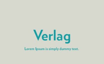 Verlag-Font