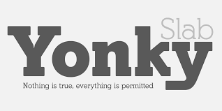 Yonky Slab 5 Font Family