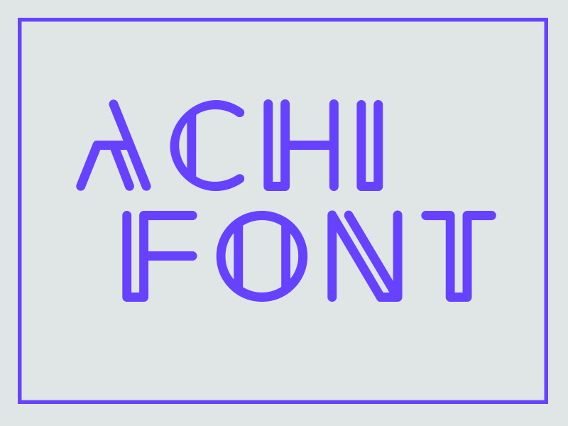 ACHI Font Free Download