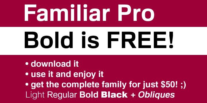 Familiar Pro Font Free Download