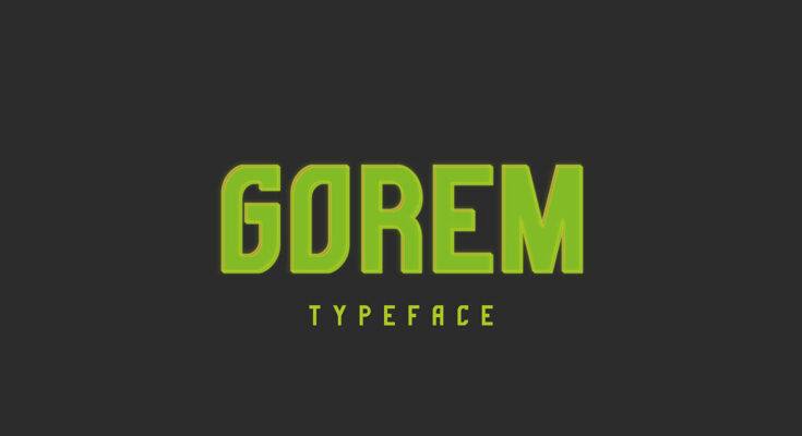 Gorem Typeface Font Free Download