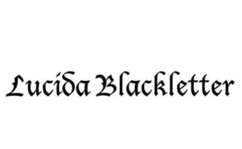 lucida-blackletter