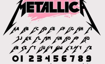metallica free font