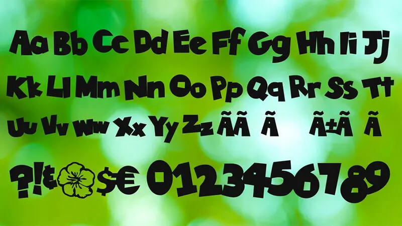 Tiki Tropic Font Free Download