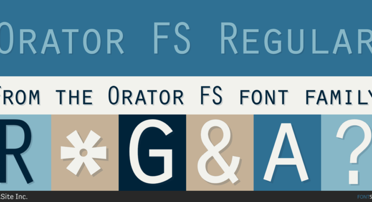 Orator Font Family Free Download