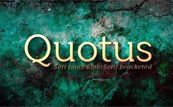 Quotus Slab Font Free Download